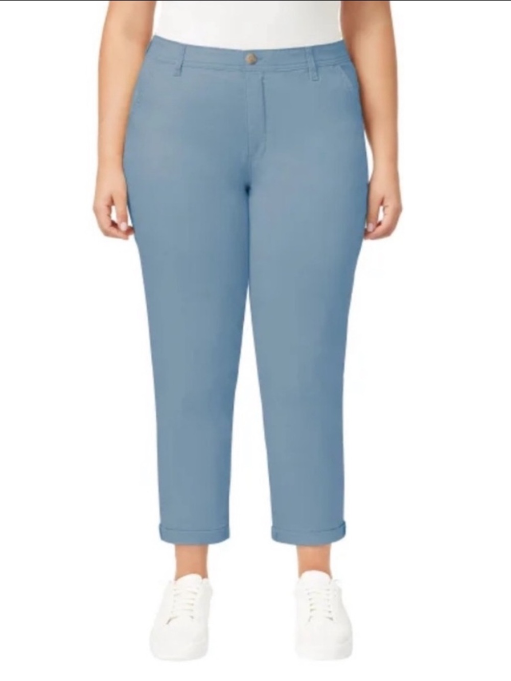 ☀️NWT Kensie Girlfriend Chino Pant Blue 12